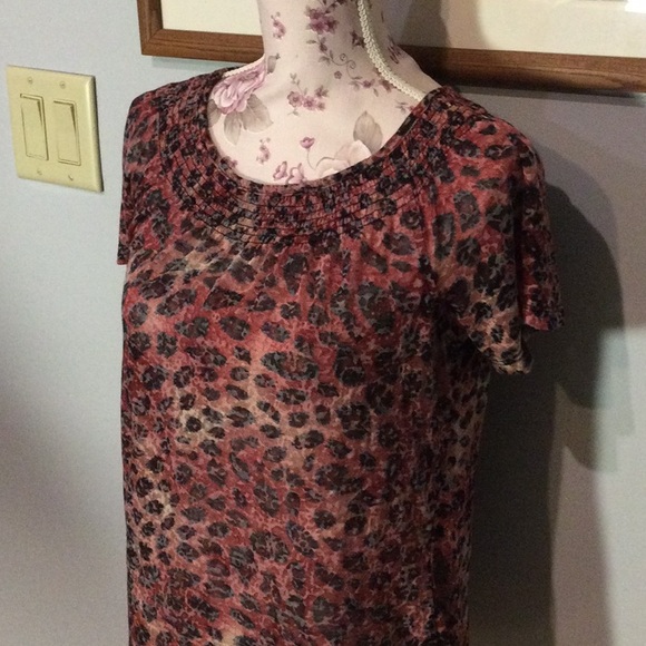 Kim Rogers Rust Blouse - Picture 3 of 4